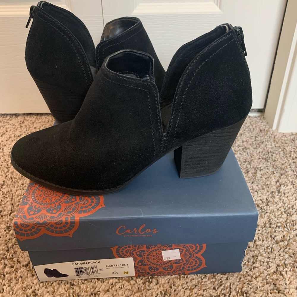 Black Carlos Santana Booties Size 8.5